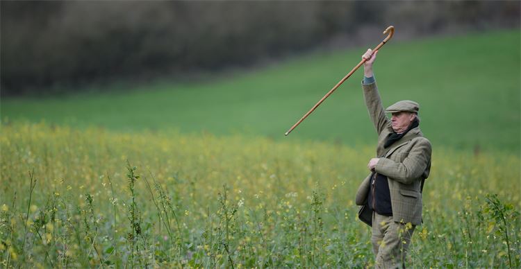 Contestant during the field trial