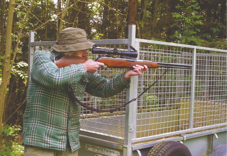 Shooting springer air rifles 